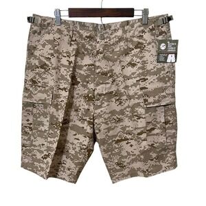 Rothco Mens BDU Combat Shorts Desert Digital Camo Tactical Cargo 65416 Large NEW
